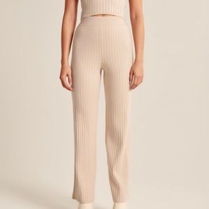 Abercrombie Sweater Ribbed Pants